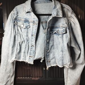 Stylish Light Blue Denim Jacket